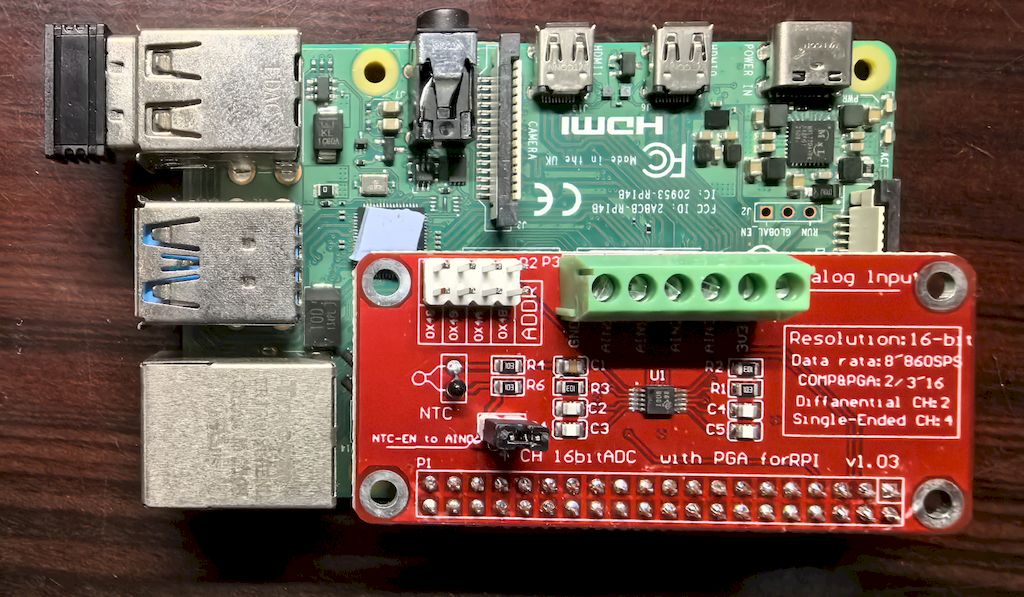 图11 树莓派 ADC HAT