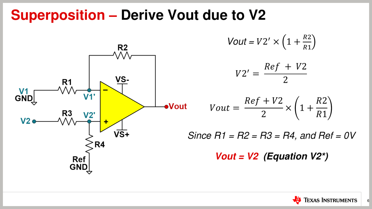 图3 V1 接地，V2 保留，Ref 接地