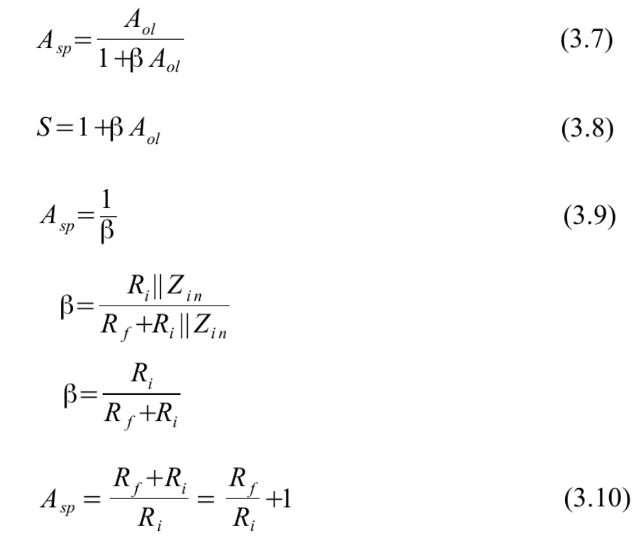 图10 SP 负反馈配置计算公式