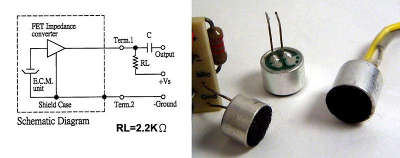 图5 传统的驻极体麦克风